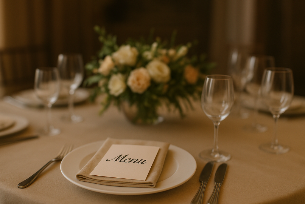 Wedding Themes, Catering Menus